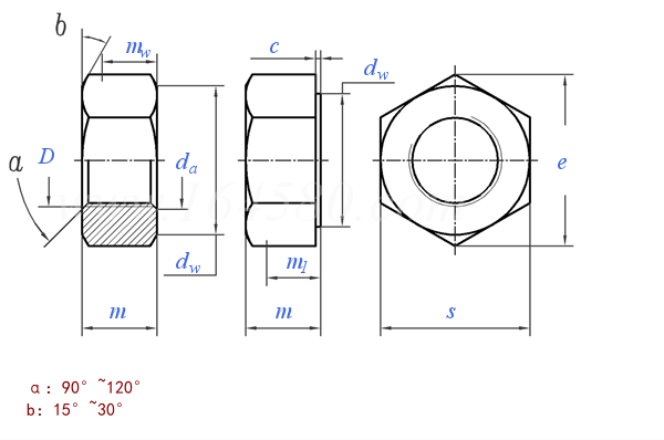 JG /T 5057.26 - 1995 建筑機械與設(shè)備 高強度細(xì)牙1型六角螺母