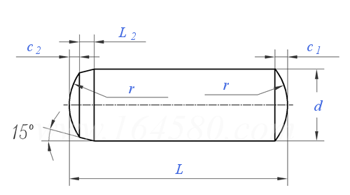 DIN  6325 - 1971 圓柱銷