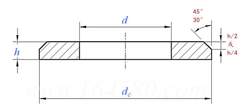 HG /T 20613 - 2009 鋼制管法蘭用平墊