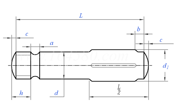 ASME B 18.8.2 - 2000 (R2010) G型槽銷 [Table 6]