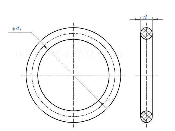 GB /T 3452.1 (A) - 2005 液壓氣動用O形橡膠密封圈 - A系列