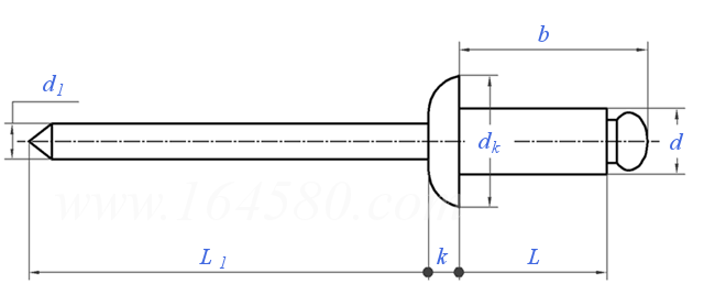 UNI  9200 (A) - 1994 開口型扁圓頭抽芯鉚釘