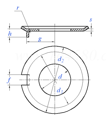 DIN  432 - 1983 外舌止动垫圈