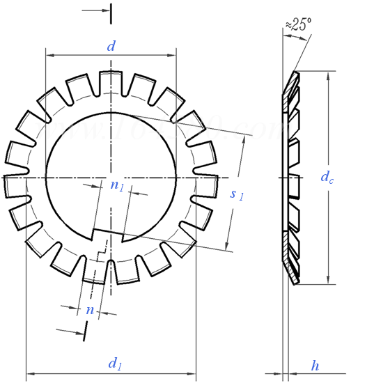 JB /ZQ 4762 - 2006 圆螺母用止动垫圈