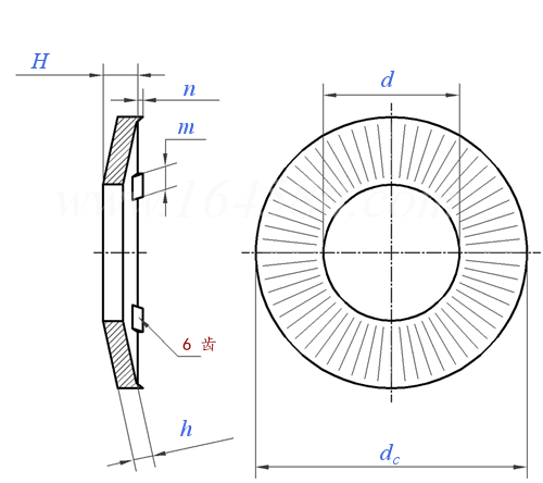 DIN  6795 接地垫圈