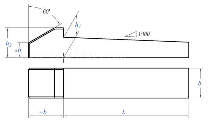 DIN  6887 - 1968 带钩楔键