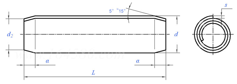 QC /T 622 - 1999 螺旋彈性銷