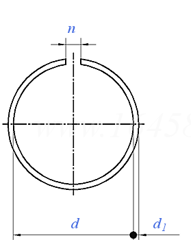 Q  437 轴用钢丝挡圈