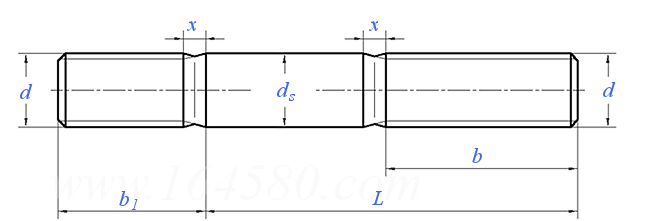 Q  120 双头螺柱b1=1.25d [两端粗牙]