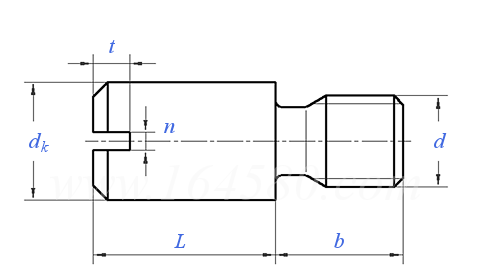 DIN  927 - 2012 开槽轴肩螺钉