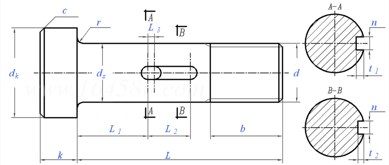 GB /T 16939 - 2016 鋼網(wǎng)架螺栓球節(jié)點(diǎn)用高強(qiáng)度螺栓