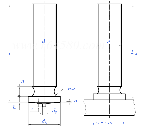 GB /T 902.3 (PT) - 2008 PT型焊接螺柱