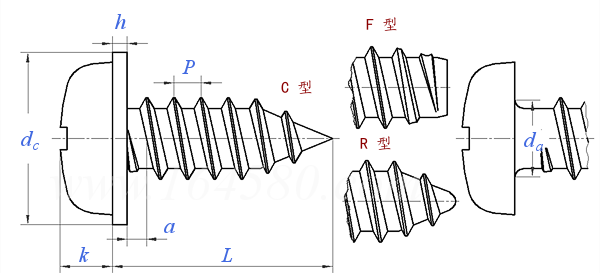 GB /T 9074.18 (S2) - 2017 十字槽盤頭自攻螺釘和平墊組合