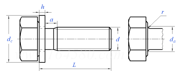 GB  9074.14 - 1988 六角頭螺栓和平墊圈組合件