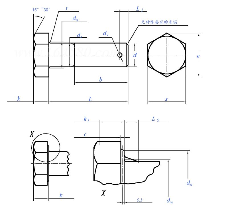 DL /T 764 - 2014 电力金具用螺杆带销孔六角头螺栓