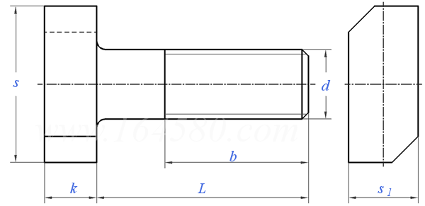 JB /T 8007.2 - 1999 T形槽快卸螺栓