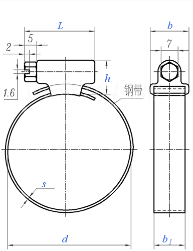 JB /T 8870 - 1999 喉箍