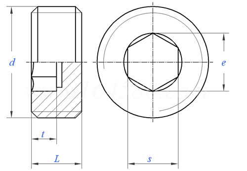 JB /ZQ 4179 - 2006 55°非密封管螺紋內六角螺塞
