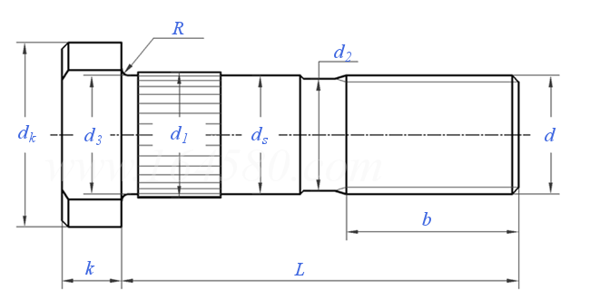 JIS /JASO C 610 (T5) - 1979 汽車輪毂用螺栓 [Table 5]