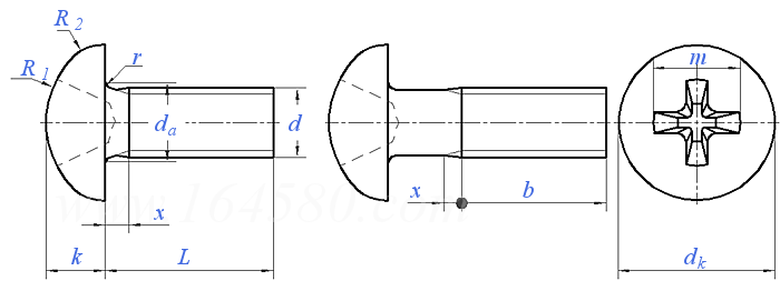 JIS B 1111 (JA8) - 2017 十字槽圓頭螺釘 [附屬表 JA.8]