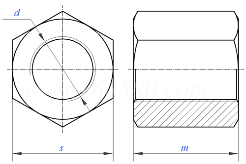 JIS B 1181 - 2004 六角厚螺母