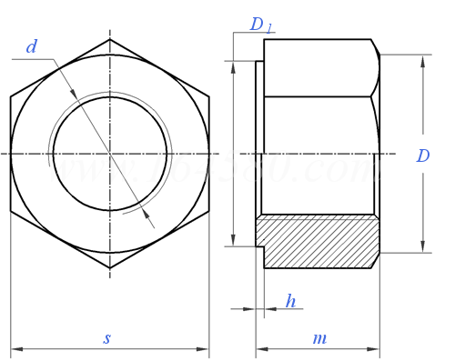 JIS B 1186 - 1995 高强度连接用六角螺母