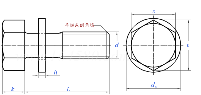 JIS B 1187 (T4) - 2017 六角頭螺栓和平墊圈的組合 表4