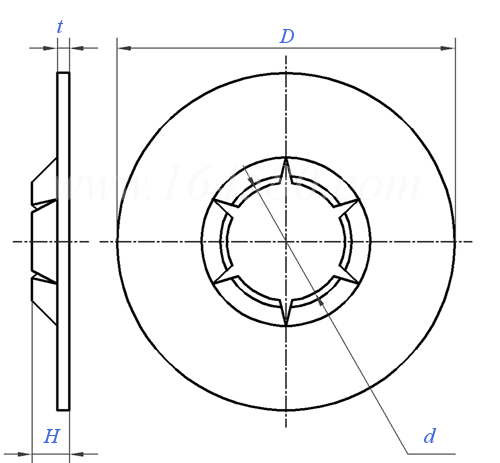 JIS B 1216 (C) - 2006 轴承夹