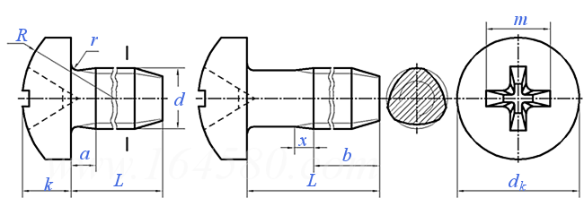 Q  262 十字槽盘头自攻锁紧螺钉