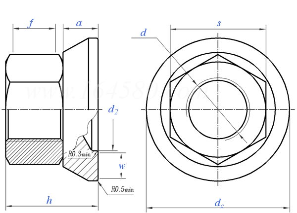 QC /T 953 - 2013 商用车 平面安装车轮固定螺母