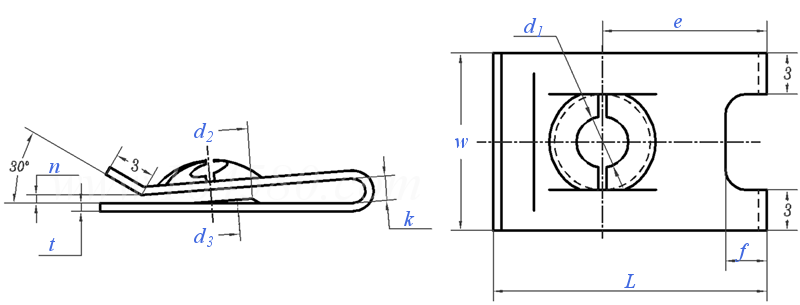 Q  397 A型簧片螺母