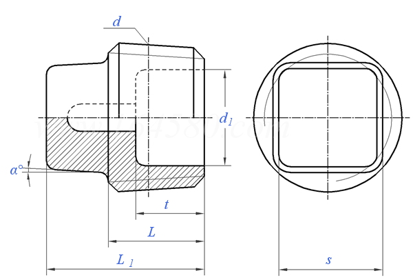 QC /T 379 - 2013 方头锥形螺塞