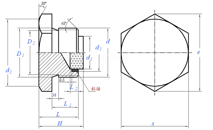 Q  623 六角头磁性螺塞