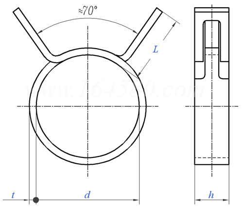 Q  673B 鋼帶型彈性環箍