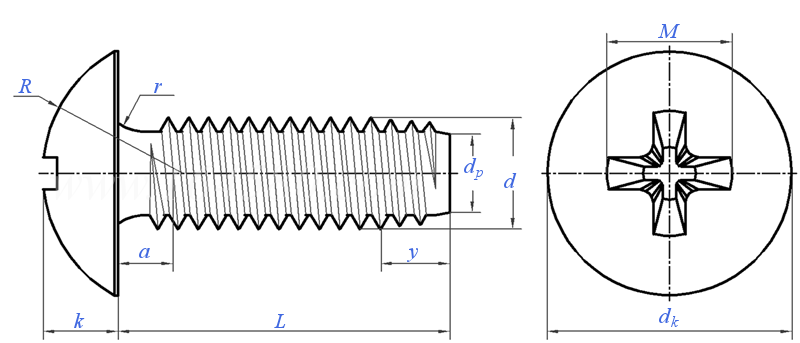 SJ  2504 - 1984 十字槽扁圓頭普通螺紋自攻螺釘