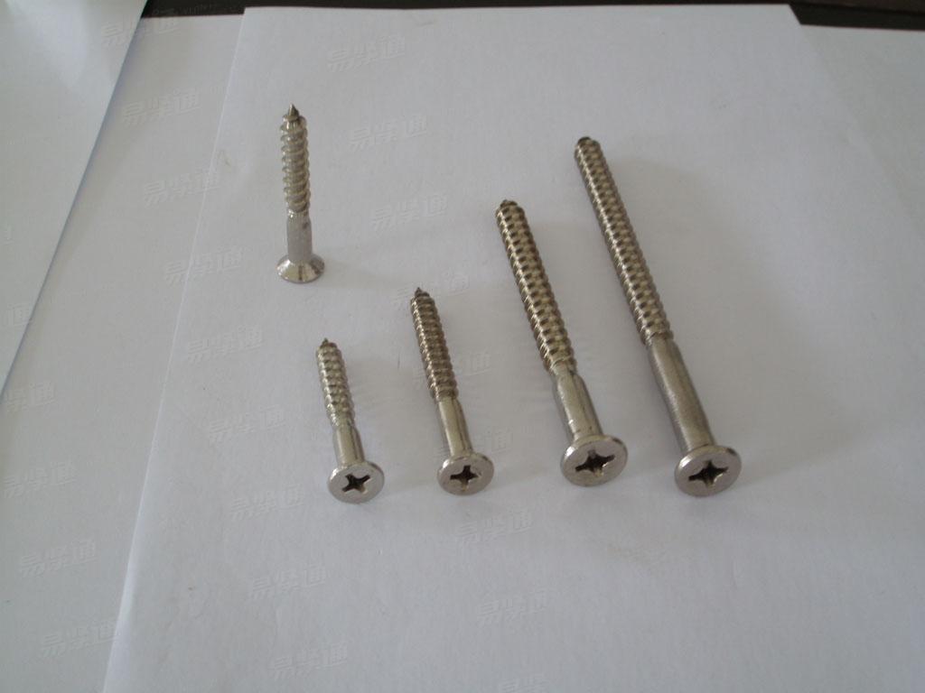 不锈钢十字槽沉头木螺丝  不锈钢木螺丝