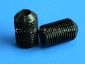 12.9級細牙内六角鑽石凹端緊定螺釘