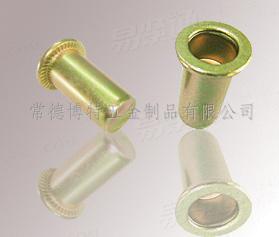 平頭盲孔鉚螺母 頭部滾花