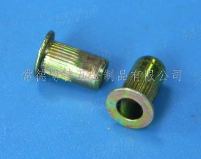 平圓頭柱紋鉚螺母