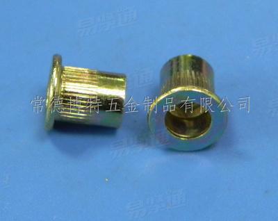 平圓頭柱紋鉚螺母