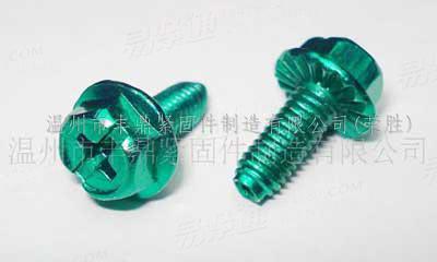 十字槽六角法兰螺栓 带齿法兰面螺栓