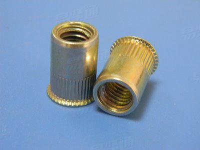 铆螺母 小沉头菊花竖条纹