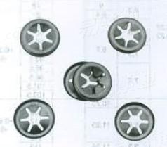 電機軸承夾φ1.2 ~ φ12 夾緊擋圈 65Mn 氧化 HRC40-50