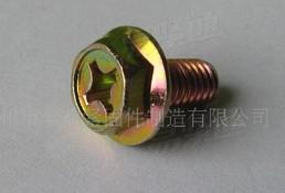 8.8级十字六角法兰面螺栓 法兰十字螺丝