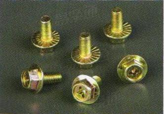 法兰自锁螺栓 外六角头内十字槽法兰面螺栓