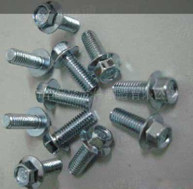 凹脑法兰螺栓 外六角凹穴法兰面螺栓