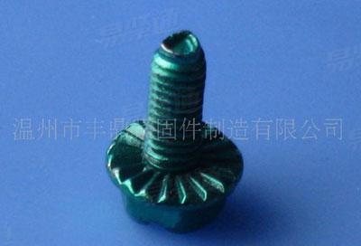 法兰面带齿自锁螺钉 六角头自锁螺栓
