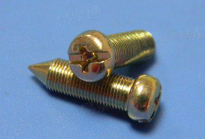 化油器螺丝 十一字槽盘头锥端螺钉