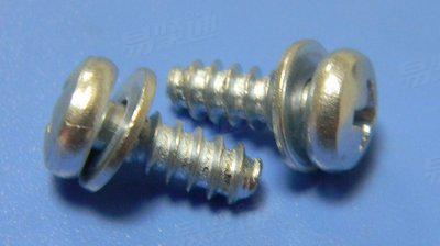 十字槽盤頭三角牙鎖緊自攻組合螺絲 帶平墊圈