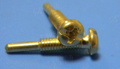 銅螺釘  十一字槽盤頭球面圓柱端螺釘